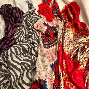 4 summer scarfs